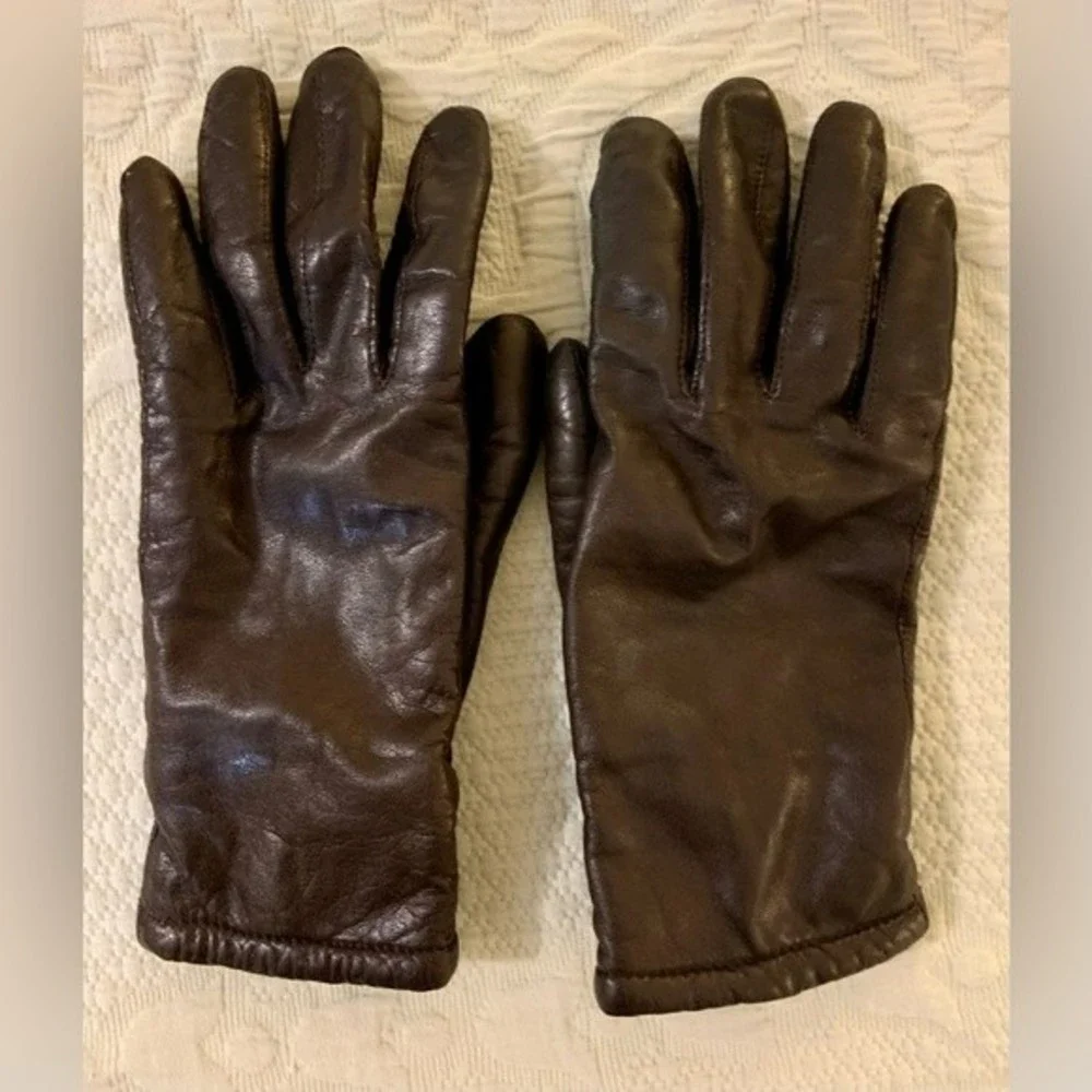 Coldwater Creek ladies brown faux fur winter jacket with pockets & collar. - Picture 7 of 7